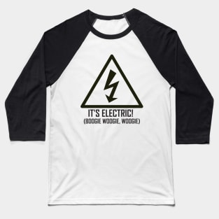 Electric Slide It's Electric Boogie Woogie Woogie Hipster Transparent Baseball T-Shirt